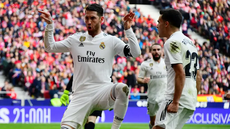 Real Madrid Taklukkan Atletico Madrid di Kandangnya