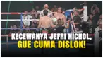 Pertandingan panas di Superstar Knockout Vol.3 antara Jefri Nichol dan El Rumi berakhir cepat di Jakarta Convention Center, Sabtu (9/8/2025) malam. Wasit memutuskan kemenangan TKO untuk El Rumi setelah Jefri mengalami dislokasi bahu. Namun, Jefri mer...