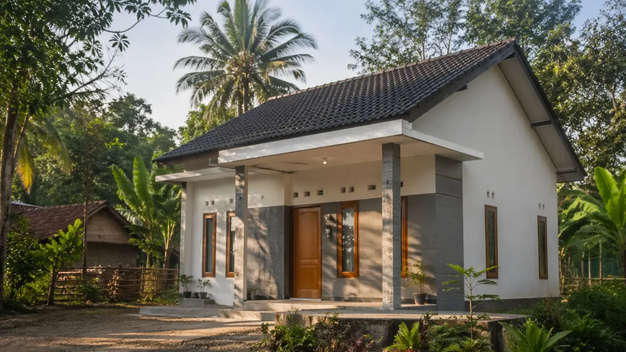 Model Rumah Minimalis dengan Budget Rp 150 Juta di Desa