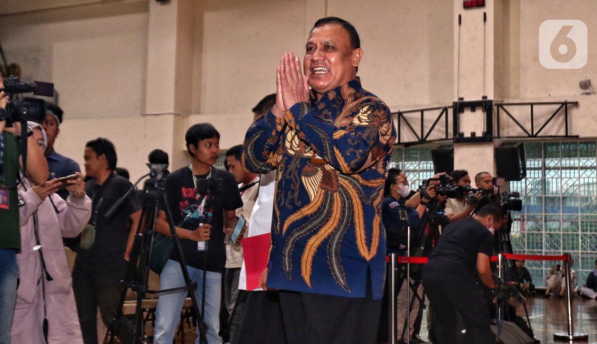 Firli mengatakan penetapan seseorang menjadi tersangka di KPK sesuai dengan alat bukti yang terkumpul. Nama pihak yang kelak menjadi tersangka, kata Firli, juga muncul dalam proses penyelidikan hingga naik ke tingkat penyidikan. (Liputan6.com/Angga Yuniar)