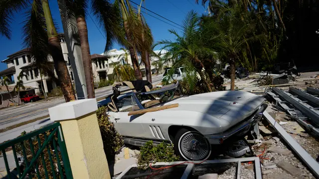 Potret Kerusakan Akibat Terjangan Badai Ian di Florida