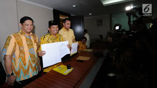 Bersama 31 Pimpinan DPD Partai Golkar, Dedi Mulyadi Serahkan Permohonan Munaslub