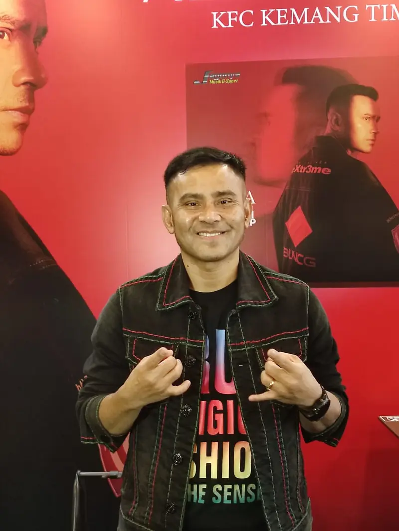 Judika saat peluncuran album barunya di KFC Kemang Timur, Senin (13/12/2021)