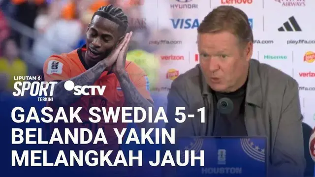 Belanda Pesta Gol ke Gawang Swedia, De Oranje Pimpin Grup F Piala Dunia 2026 | Liputan 6