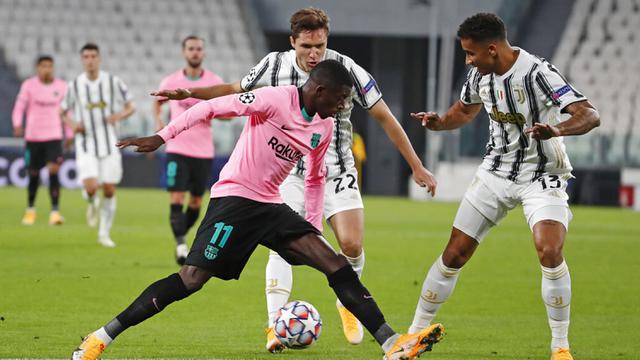 FOTO: Barcelona Pecundangi Juventus di Allianz Stadium