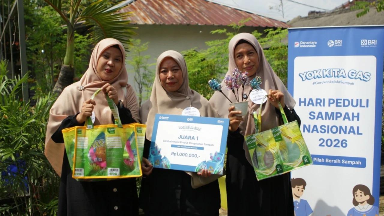 BRI Tegaskan Komitmen Peduli Sampah dan Wujudkan Astacita Lingkungan melalui 'BRI Peduli Yok Kita Gas
