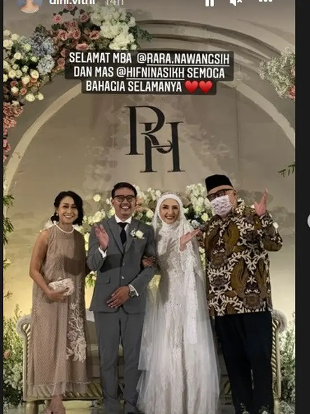 Pernikahan Rara Nawangsih dengan Hifni Muhammad Nasikh