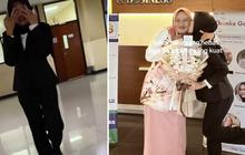 Momen Haru Mahasiswi Keluar Sidang Disambut Orang-orang Terkasih, Dihadiri Sang Ibu
