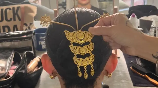 Agnez Mo Hadir di Penghargaan Internasional Gold Gala 2024. [@agnezmo]