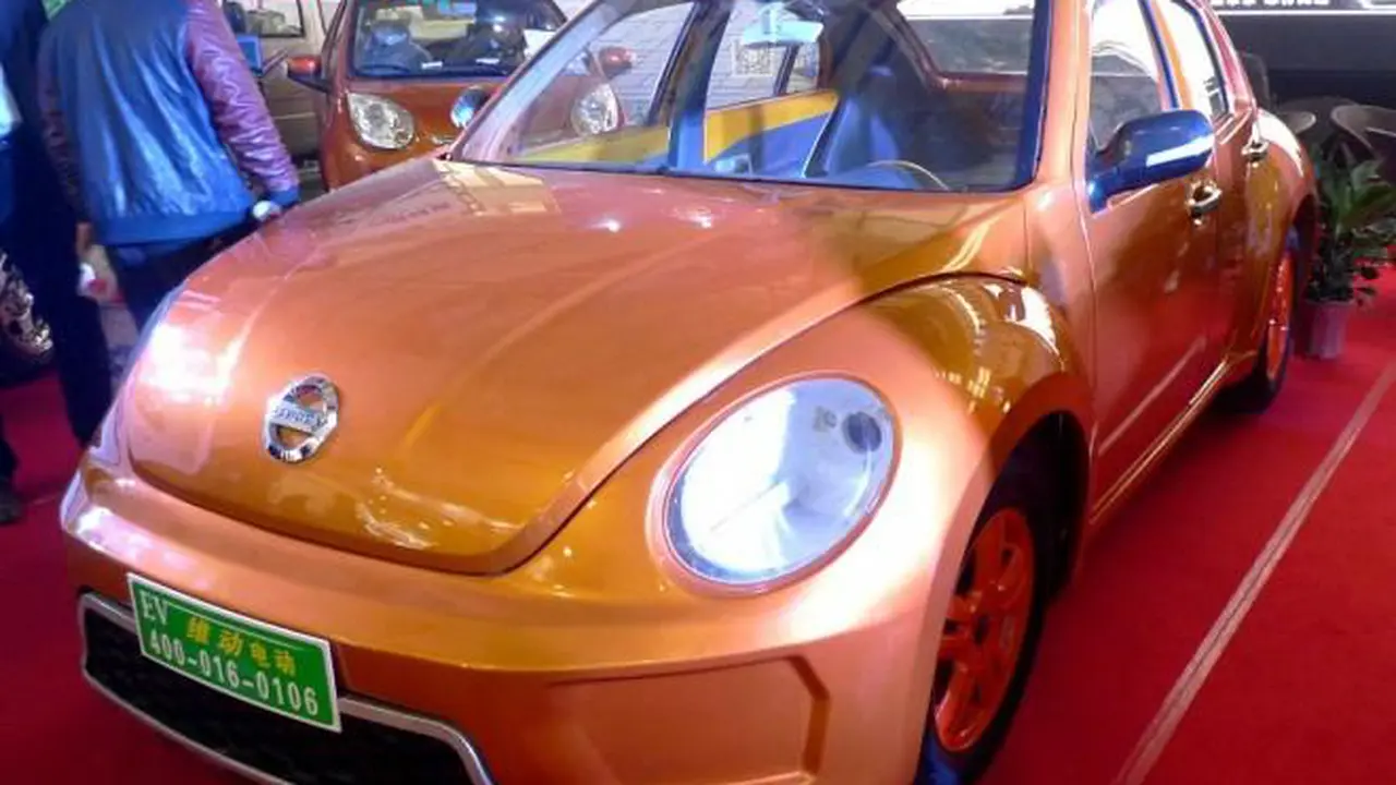 Di China, VW Beetle Dijiplak Jadi Mobil Listrik