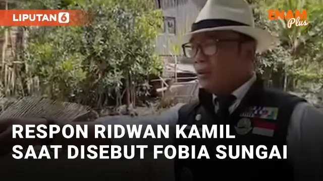 Disebut Fobia Sungai, Respon Ridwan Kamil Justru Hibur Warganet