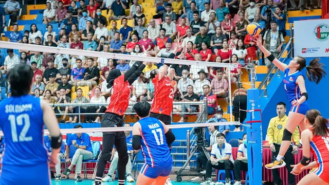 SEA V League 2023 Putaran Pertama: Timnas Bola Voli Putri Indonesia vs Filipina