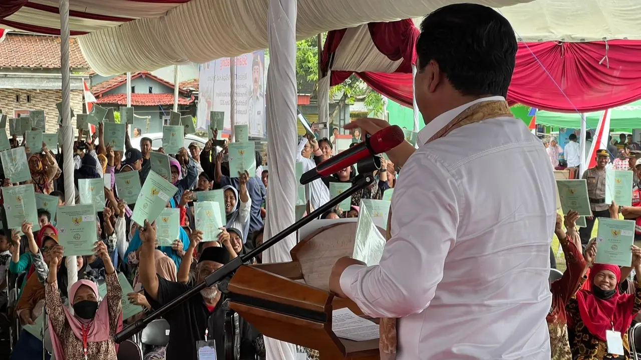 Menteri Agraria dan Tata Ruang/Kepala Badan Pertanahan Nasional (ATR/BPN) Hadi Tjahjanto