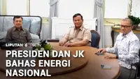 Jusuf Kalla Bertemu Presiden Prabowo Subianto di Istana Merdeka