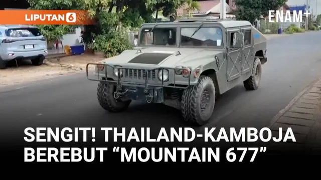 Bentrok Bersenjata Thailand-Kamboja Berlanjut, Berebut Bukit Strategis