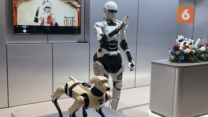 Robot Anjing dan Humanoid AiMOGA Melenggang di Indonesia, Berapa Harganya?