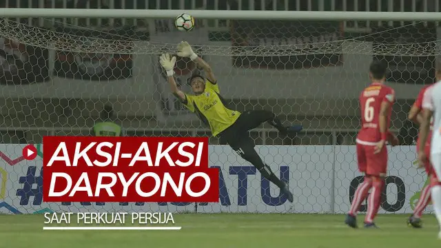 Berita video mengenang Daryono dengan aksi-aksi gemilangnya saat memperkuat Persija Jakarta.