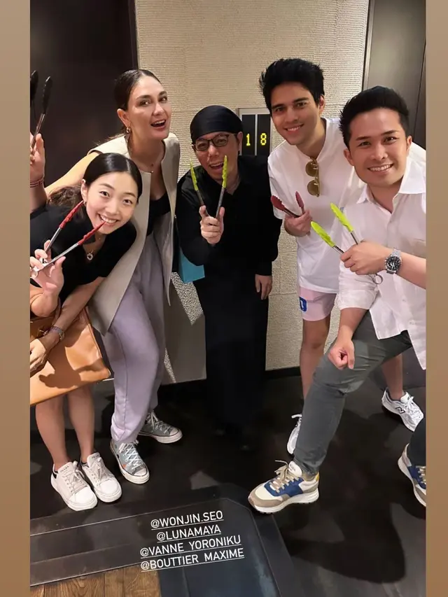 [Fimela] Luna Maya dan Maxime Bouttier