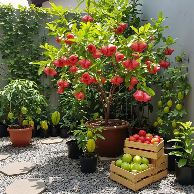 Tanaman Jambu Air Varietas Madu Deli (Gemini AI)