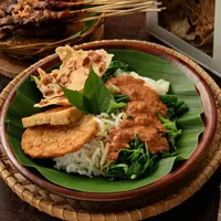 Nasi pecel sayur/copyright shutterstock/Ariyani Tedjo