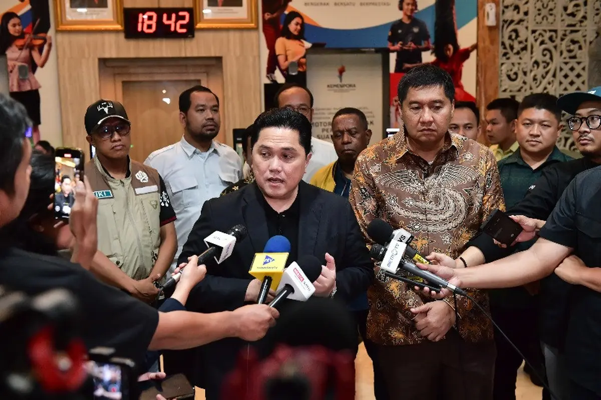 Erick Thohir dan Maruarar Sirait