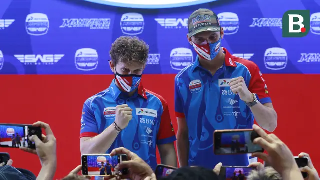 Pertamina Mandalika SAG Team, Gabriel Rodrigo, Bo Bendsneyder, Moto2
