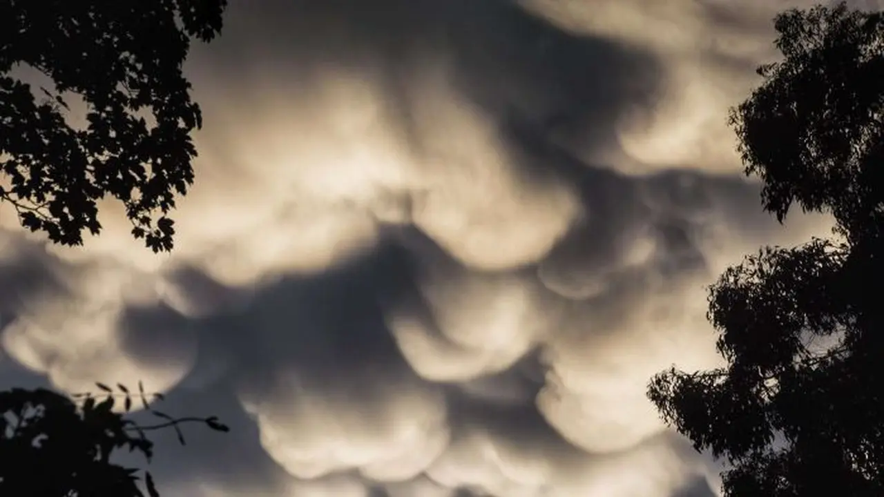 Pengguna media sosial mengunggah foto awan berbentuk aneh, gambar ini diambil di Mount Evelyn.