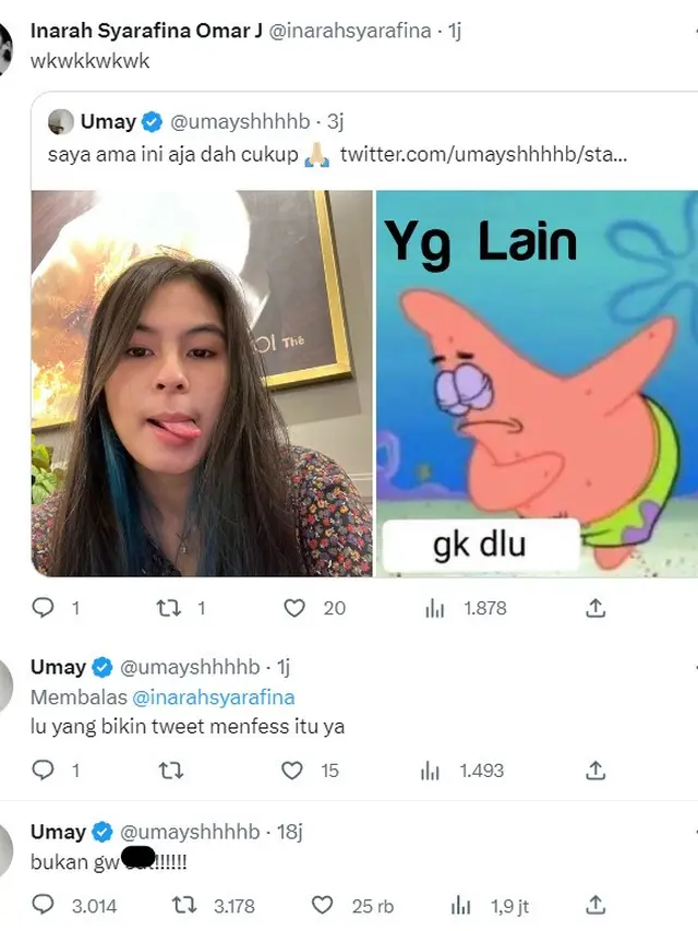 Klarifikasi Umay Shahab Tudingan Penyuka Sesama Jenis