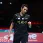 Tunggal putra kedua Indonesia Jonatan Christie mengalahkan Wang Tzu Wei dari Chinese Taipei pada laga terakhir Grup A Piala Thomas 2020 di  Ceres Arena, Aarhus, Denmark, Rabu (13/10/2021). Indonesia menang 3-2. (foto: BWF-Limited Access)