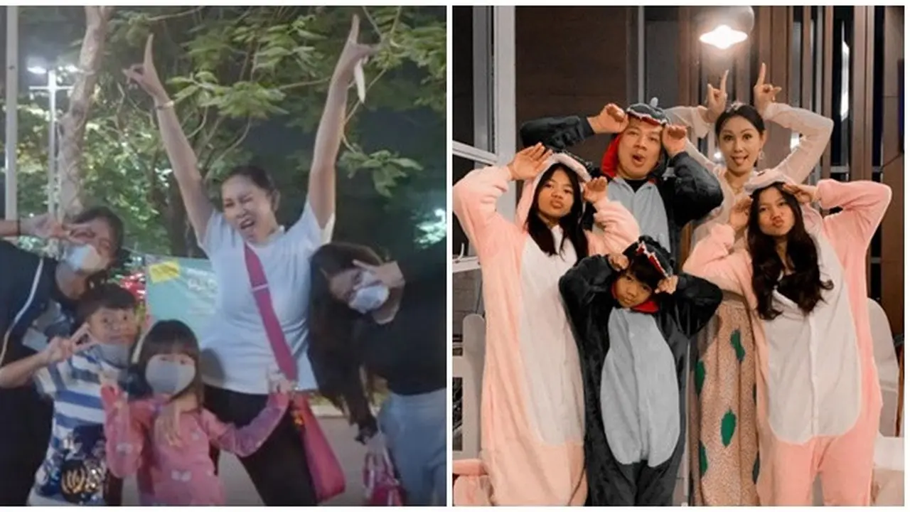 6 Momen Kalina Ocktaranny Bareng Anak-anak Vicky Prasetyo, Makin Akrab