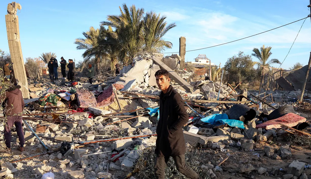 Israel terus melakukan serangan bomnya ketika harapan kesepakatan gencatan senjata di Gaza meningkat. (BASHAR TALEB/AFP)