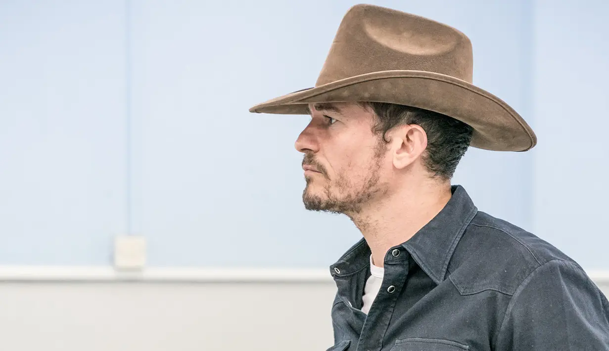 Tak lupa, ia menambahkans sticker hati dalam insta story itu. (instagram/orlandobloom)