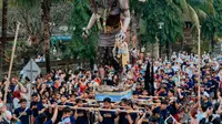 Pawai ogoh-ogoh di TMII. (dok. TMII)