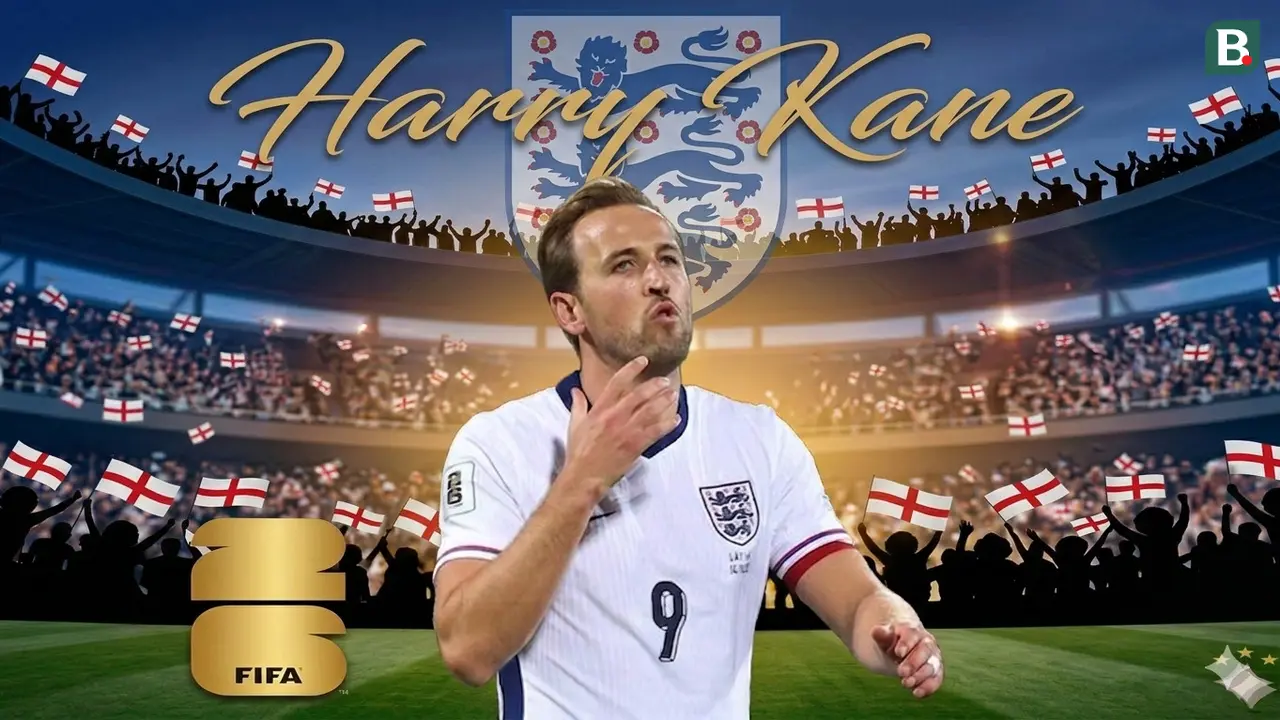Ilustrasi Harry Kane di Timnas Inggris. (Bola.com/AFP/Gemini)