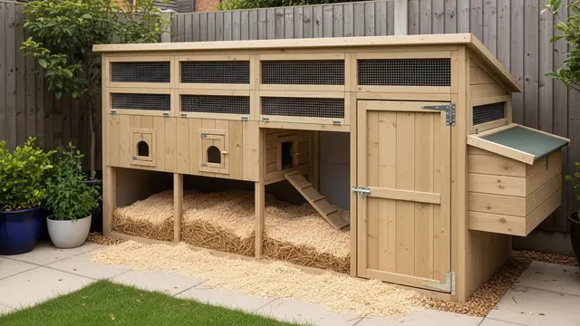 Desain Kandang Ayam di Halaman Rumah Sempit Tanpa Bau