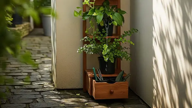 Model Kebun Mini di Halaman Samping Rumah Selebar 1 Meter