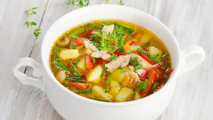 sup ayam sayur