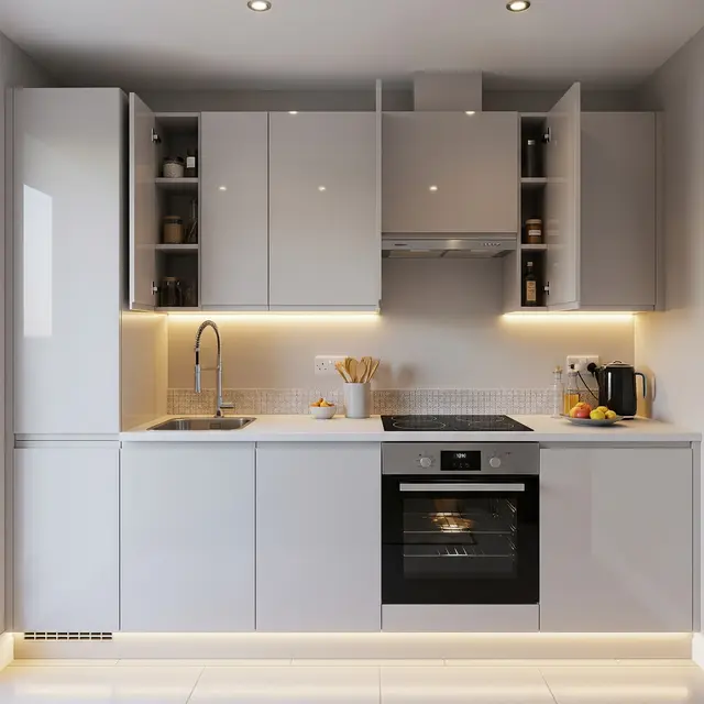 9 Model Dapur Rumah Type 36 Ukuran 2x2 Meter dengan Rak Tanam dan Lighting LED