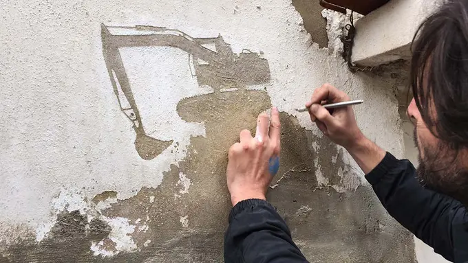 Lewat Cat Tembok Usang, Ini 8 Foto Cerita Duka Pengungsi Palestina