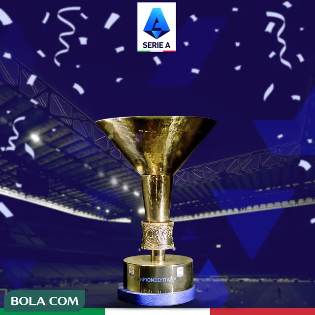 Serie A - Ilustrasi Trofi Serie A Musim 2024/2025