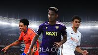 Timnas Indonesia - Rafael Struick, Marselino Ferdinan, Nathan Tjoe A-On (Bola.com/Adreanus Titus)