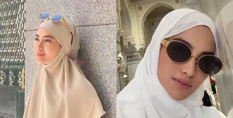 Di bulan Ramadan tahun in Ririn Ekawati jalani ibadah puasa sambil Umroh bersama keluarga. Selama menjalani ibadah Umroh, Ririn Ekawati tampil menawan dalam padu padan busana yang stylish [@ririnekawati]