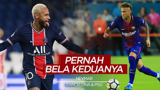 VIDEO: Tiktok Bola.com, Neymar dan 4 pemain yang Pernah Berseragam Barcelona dan PSG