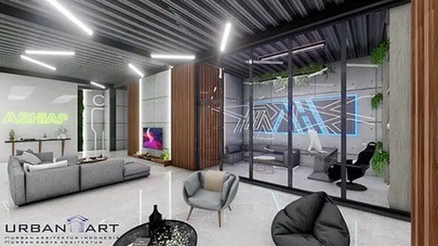 7 Desain Kantor Baru Atta Halilintar, Punya Desain yang Moderen
