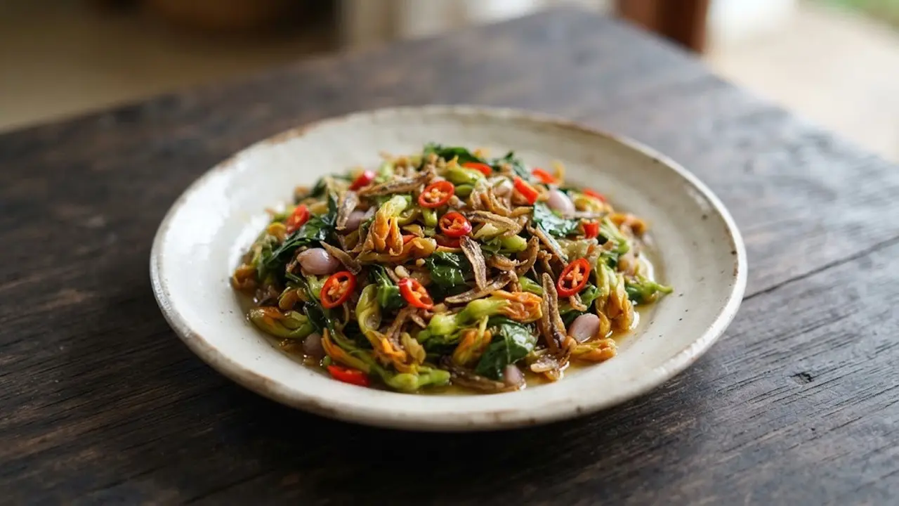 Tumis Bunga Pepaya