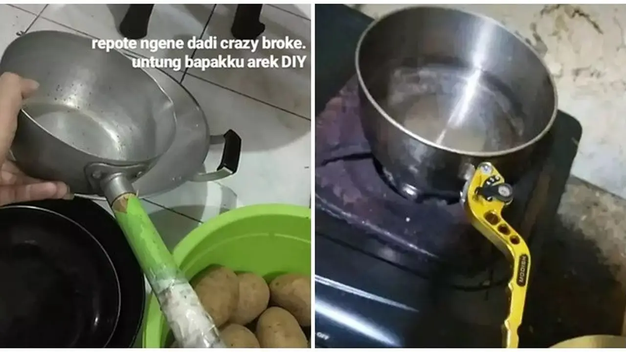 6 Potret Gagang Panci Ini Nyeleneh, Ide Kocak Agar Bisa Digunakan Kembali