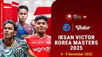 Link Live Streaming Badminton Korea Masters 2025: Tayang di Vidio