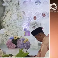 Pernikahan Laudya Cynthia Bella dan Engku Emran tampak sangat sederhana, Yuk, simak foto-fotonya