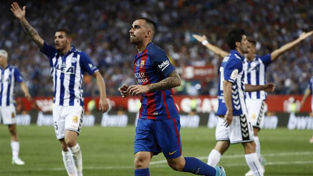 FOTO: Barcelona Akhiri Musim 2016/2017 dengan Juara Copa Del Rey