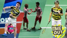 Berita video Time Out tentang ganda putra Indonesia, Kevin Sanjaya / Marcus Gideon yang memecahkan rekor baru. Apakah rekor itu?